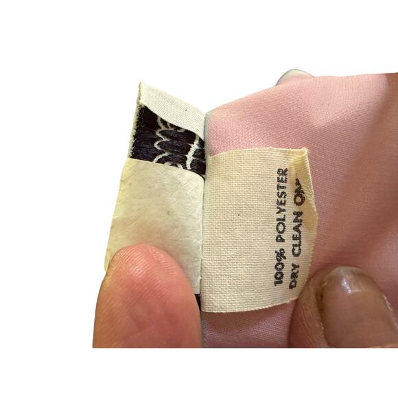 VINTAGE 1980'S Mannitte Belted Dress with Balloon Flouncy Sleeve Belted Waist - Picture 6 of 6